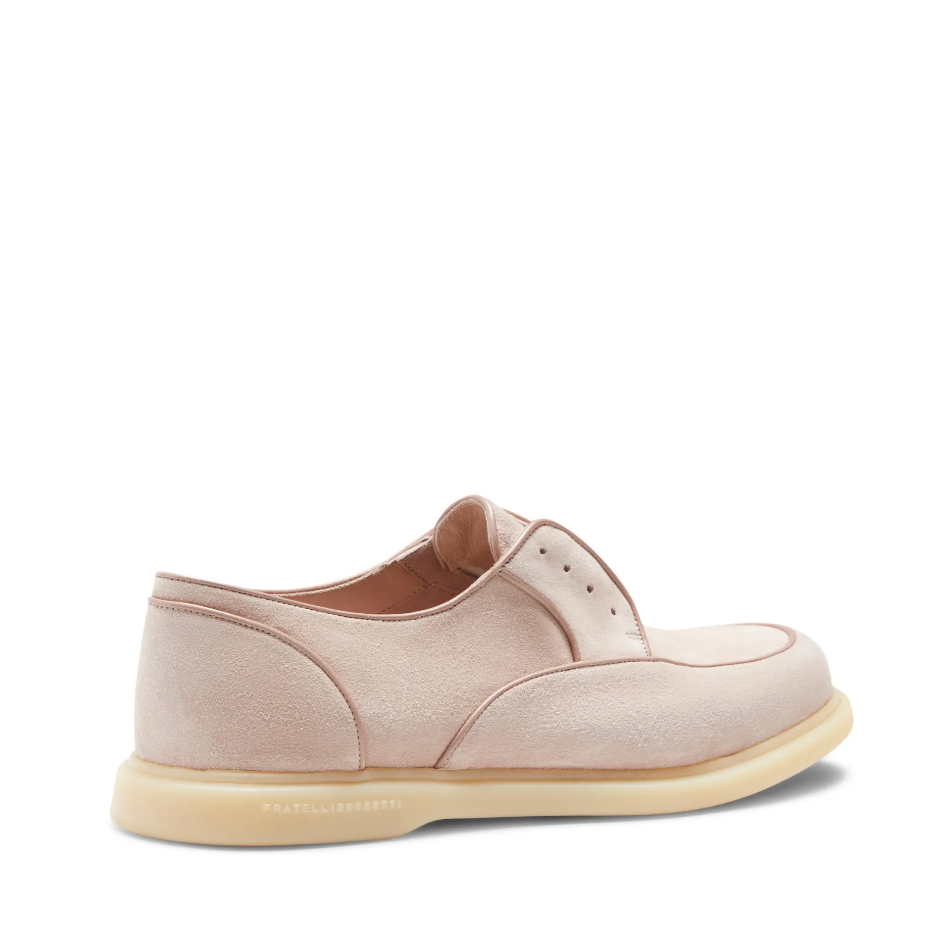 Damen Fratelli Rossetti SCHNÜRSCHUHE<Blush Pink Suede Lace-up Shoe |